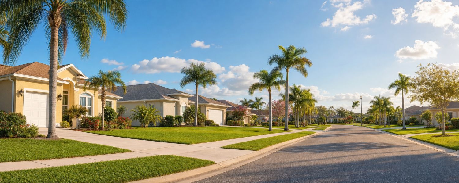 A warm and inviting neighborhood in Lake Placid, Florida representing the real estate opportunities Alice Oldford helps clients find